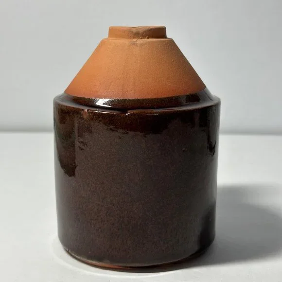 Fairway Japan Vintage Red Clay Little Brown 5.5" Jug No Cork SEE PHOTOS - Picture 2 of 10
